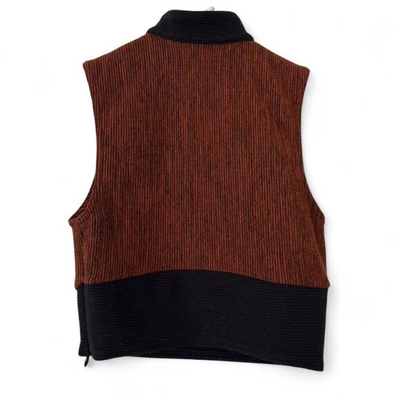 I.AM.GIA orange and black cropped corduroy zip-up top size S - Picture 2 of 4